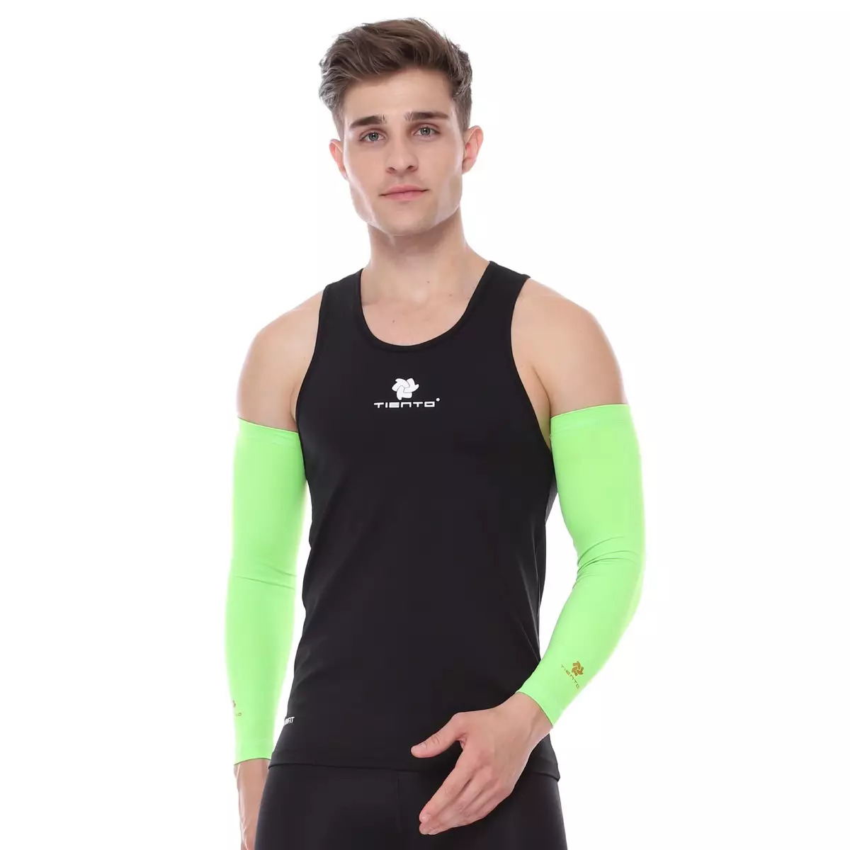 Manset Tangan / Hand Sleeve/ Arm Sleeve Green Stabilo Men