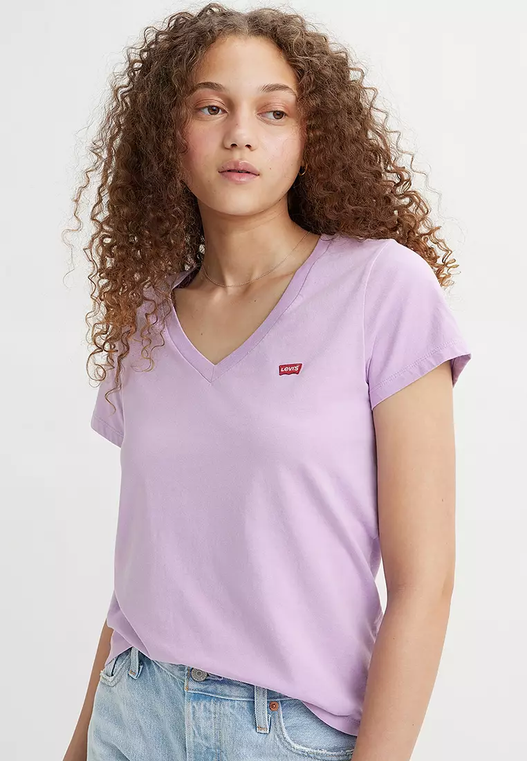 womens pink levi t shirt