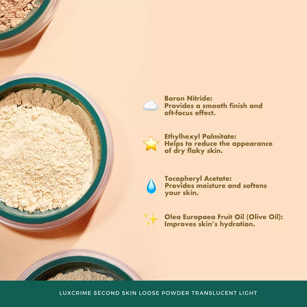 Luxcrime Second Skin Loose Powder Translucent Light