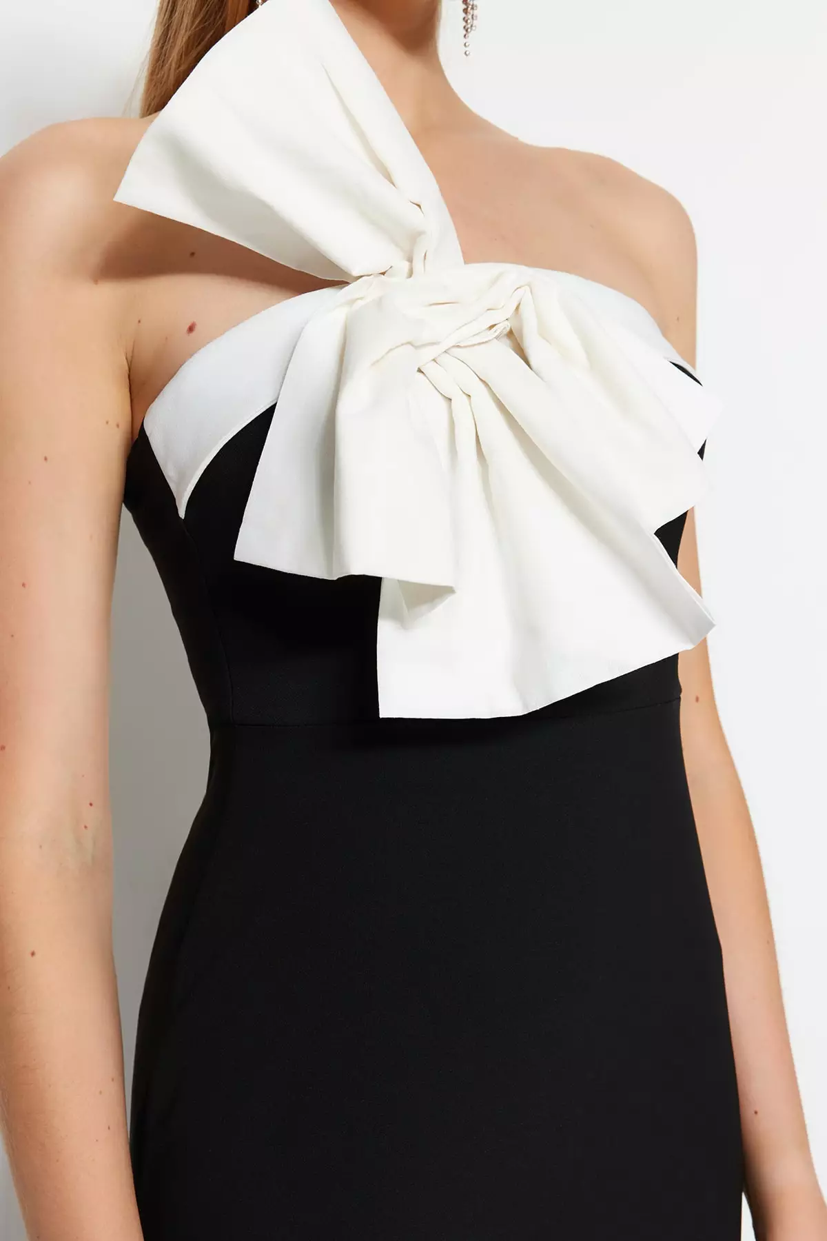 Lined Woven Evening Dress