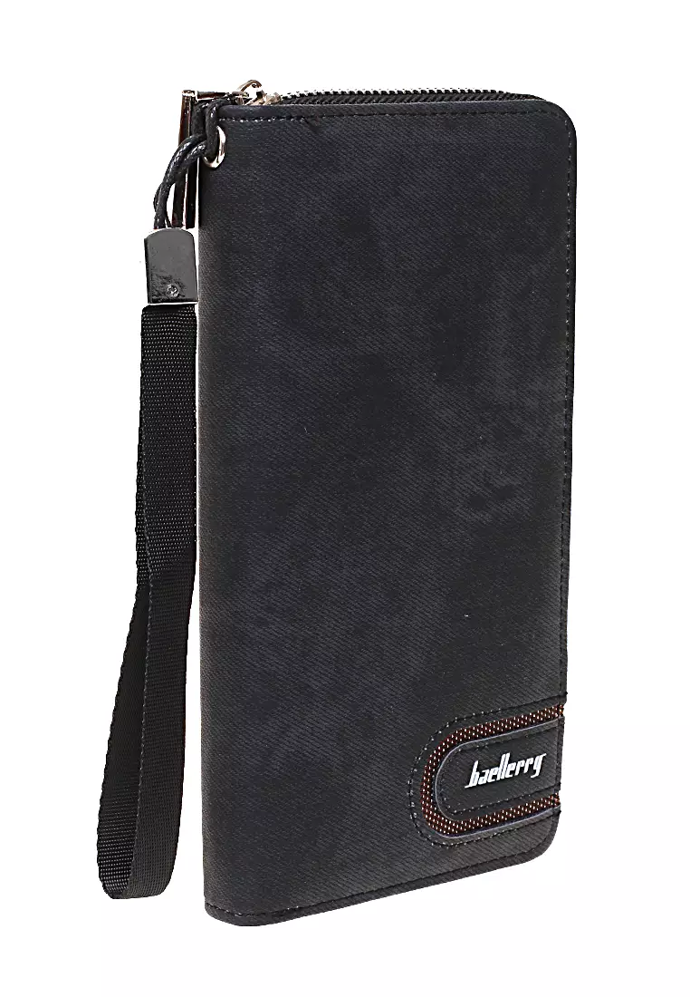 Long Wallet Dompet Panjang Pria Wanita Simple Design Material Kulit Leather ORIGINAL