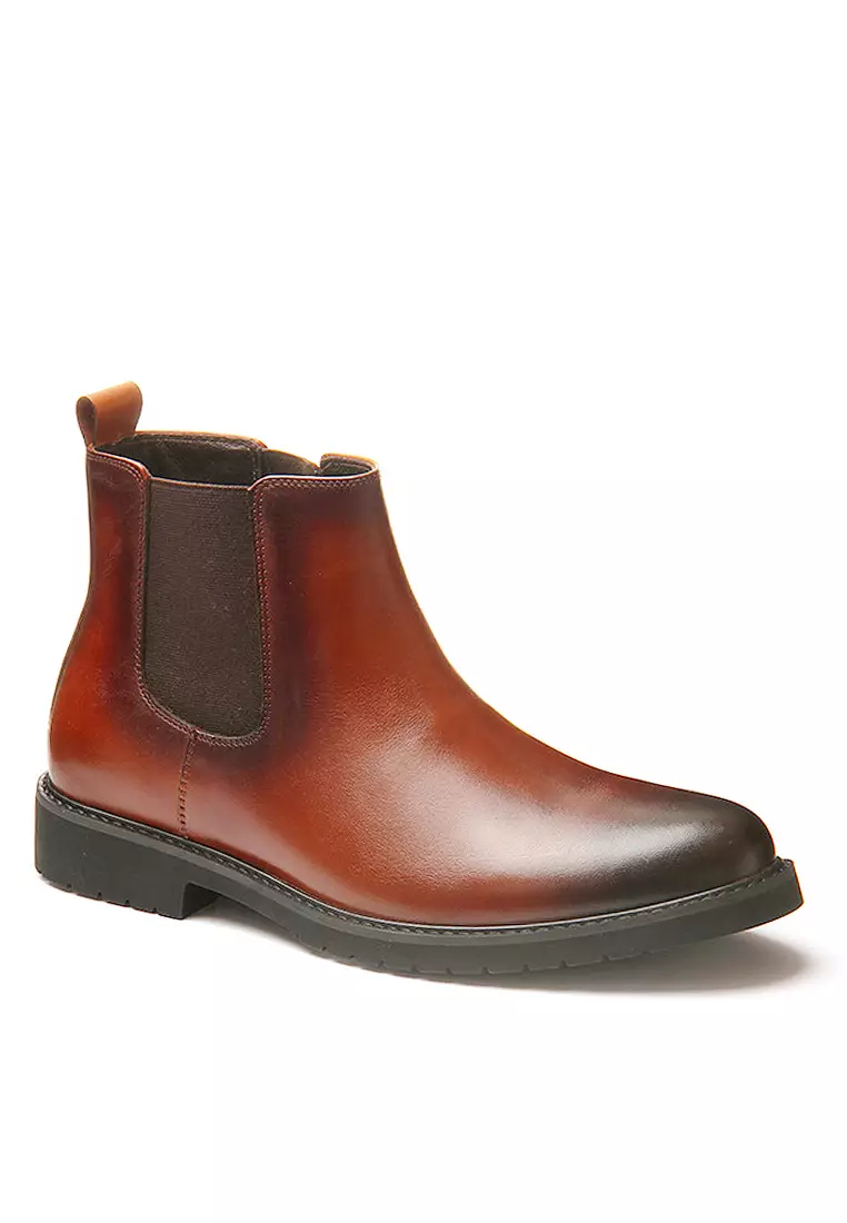Vintage first layer cowhide Chelsea boots