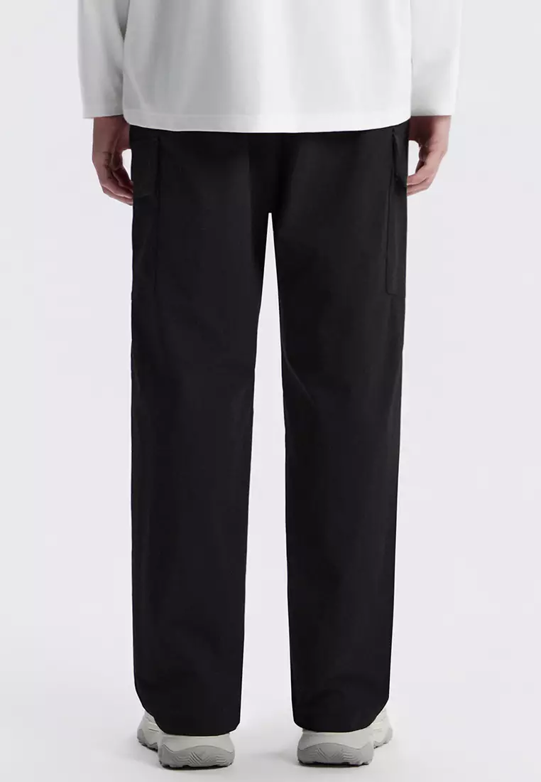 男女同款ARCHELON梭織彈性直腳長褲