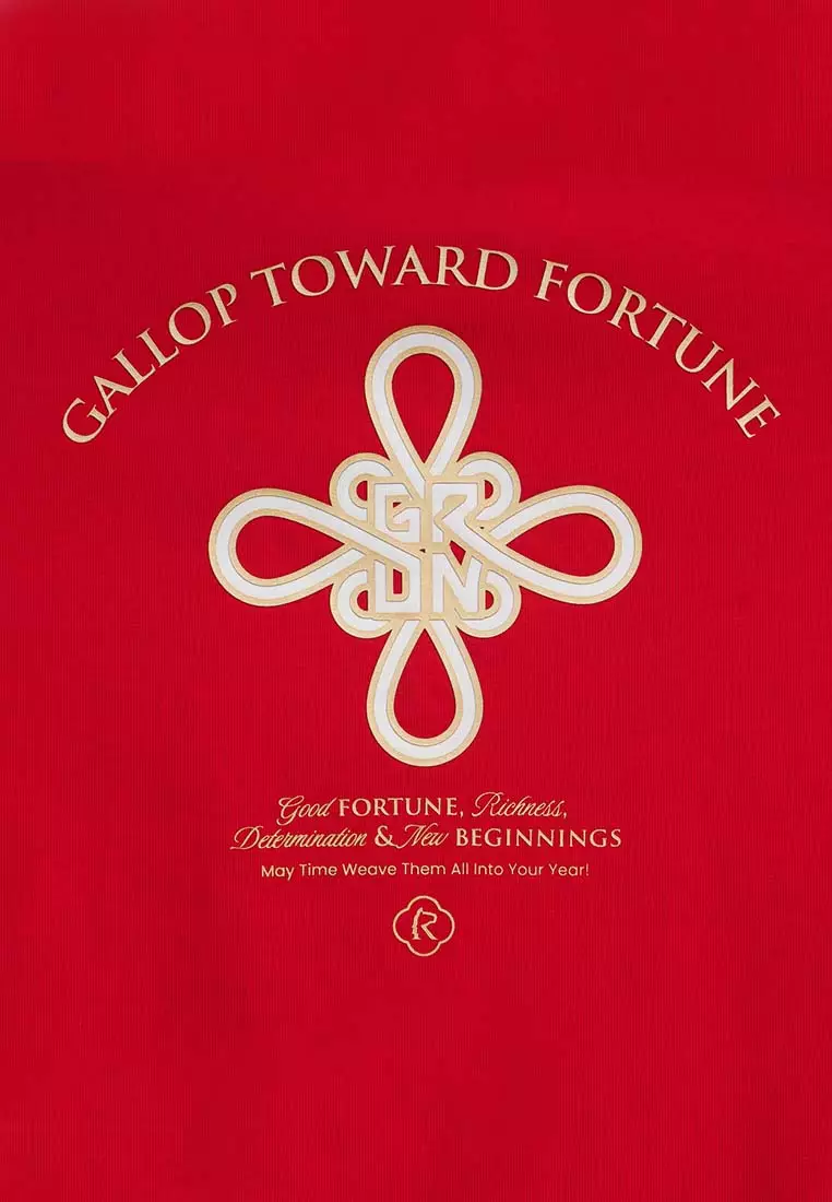 Women's Boyfriend Fit LNY Printed Tee