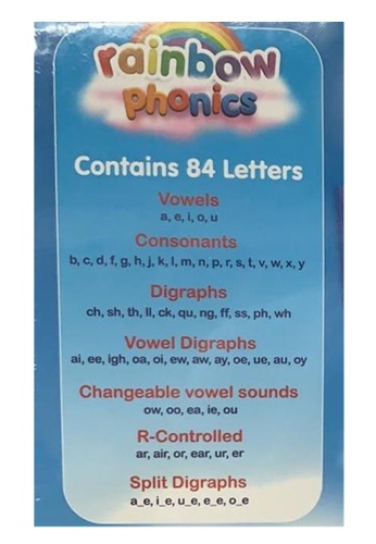 Junior Learning Rainbow Phonics Magnetic Letters Set 21 Buy Junior Learning Online Zalora Hong Kong