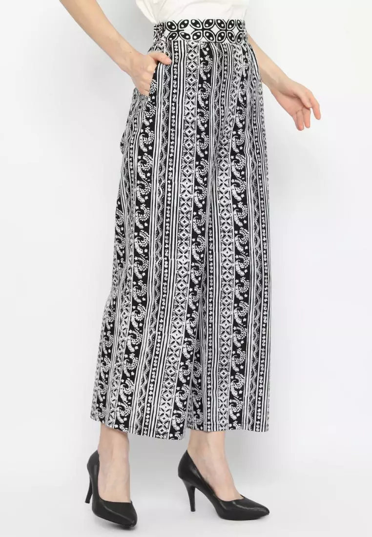 Celana Panjang Batik Arjanti Black