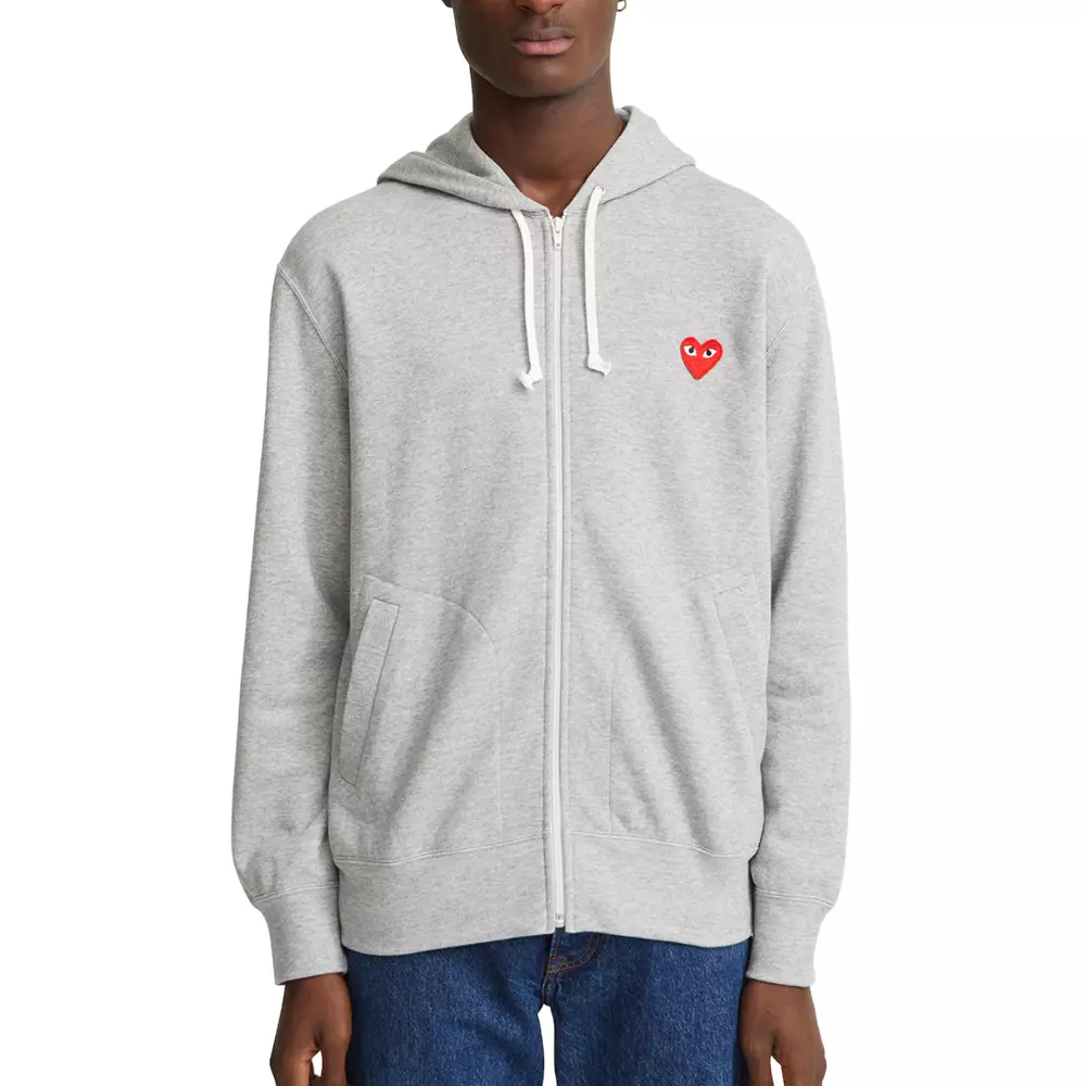 Comme des garcons top zip hoodie 60