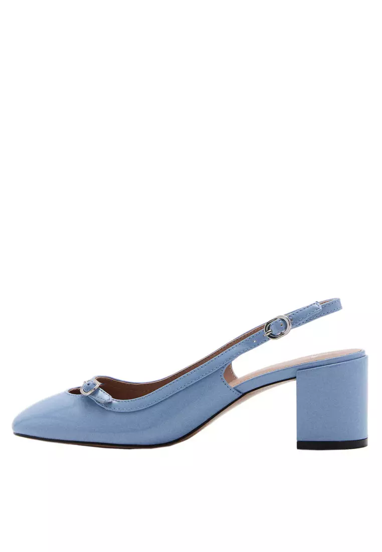 Discount on Mango  shoes - SKU: Heels With Buckle