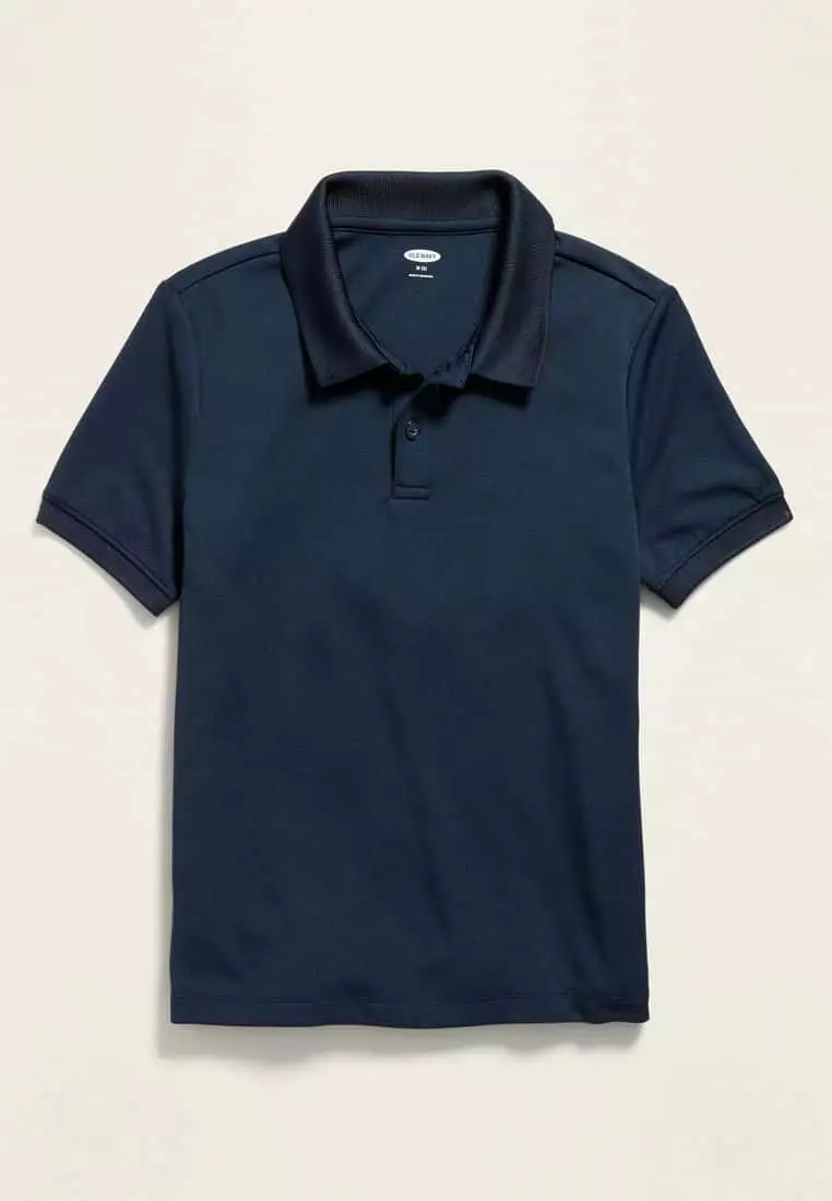 Old navy blue polo shirt hotsell