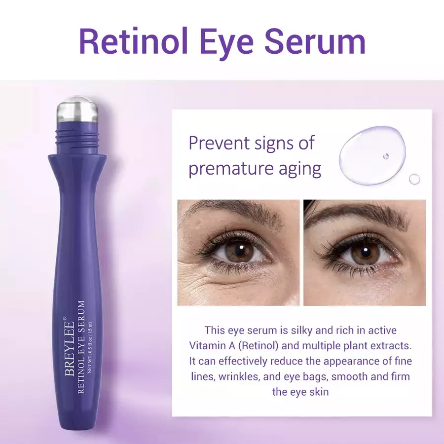 [BPOM] BREYLEE Serum Mata Roll On Retinol 15ml