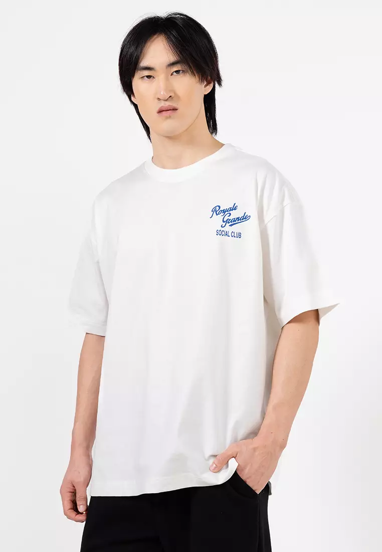 Box Fit Text T-Shirt