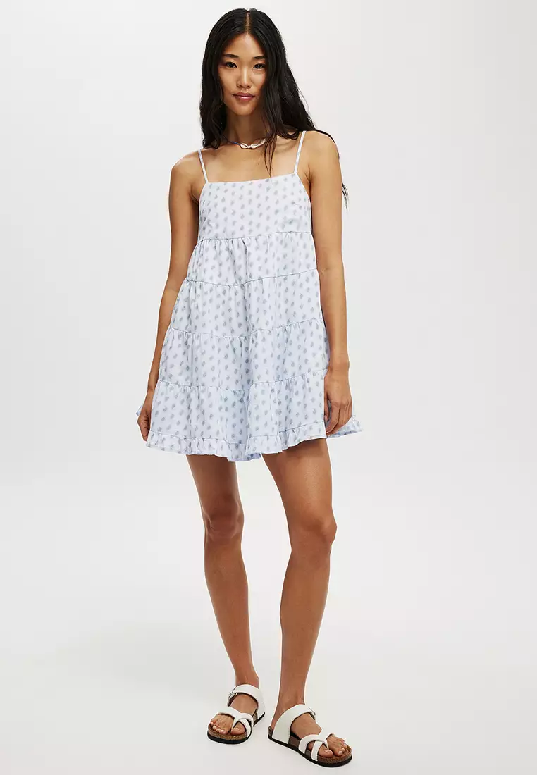 Buy Cotton On Chloe Tiered Mini Dress 2025 Online | ZALORA