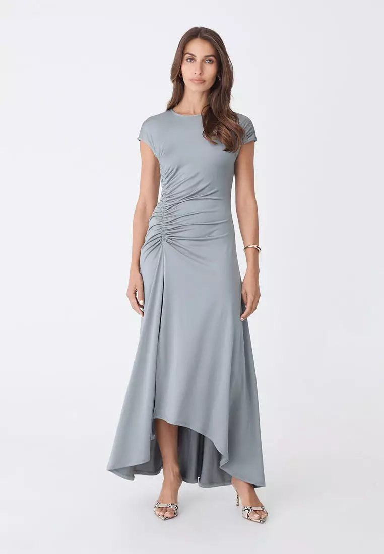 Buy FORCAST Kim Asymmetric Ruched Dress 2026 Online | ZALORA Philippines
