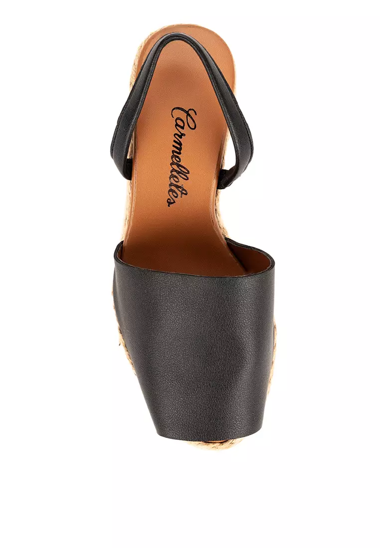 Sling Back Wedge Sandals