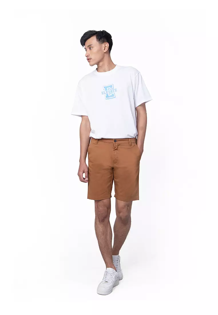 DARIUS - DARK BROWN Celana Pendek - Bottoms Man Reguler Fit