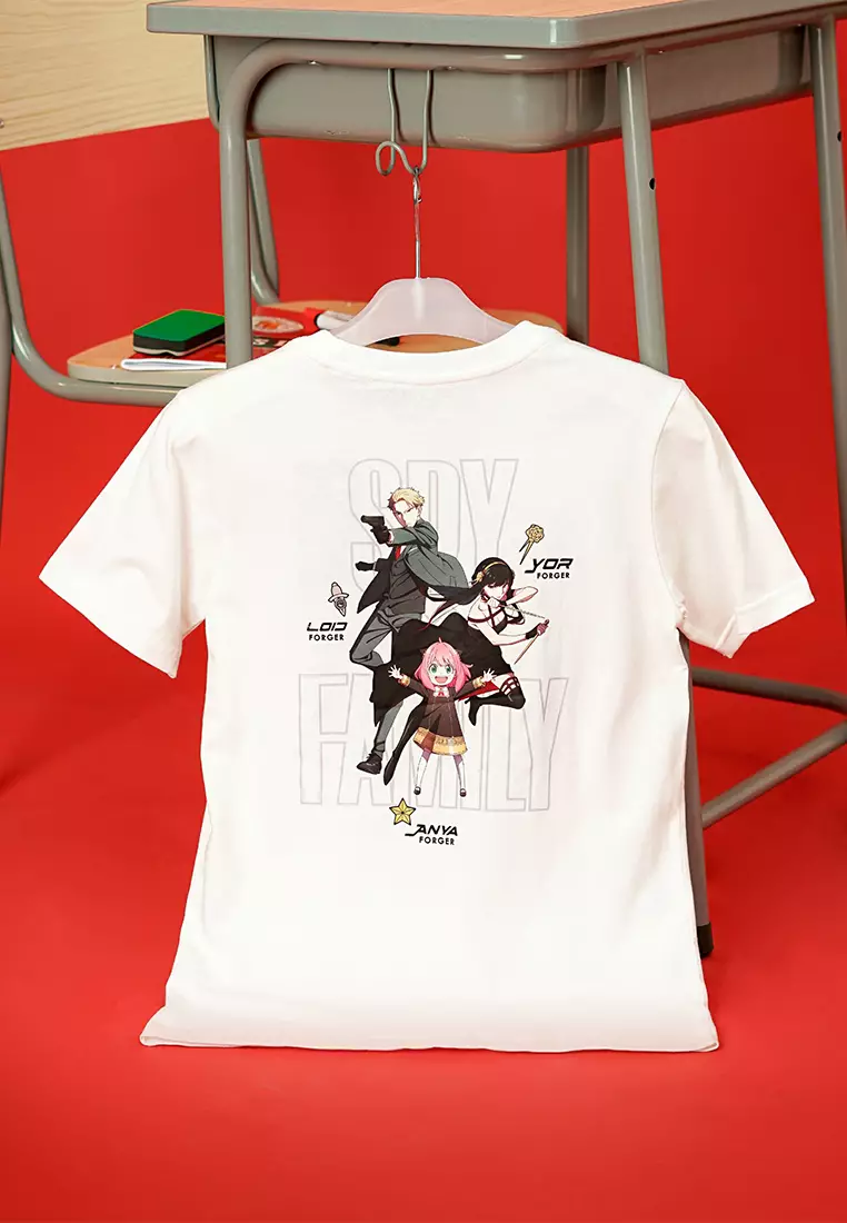 Cressida X SpyxFamily Kids Boy White T-Shirt - YB245P