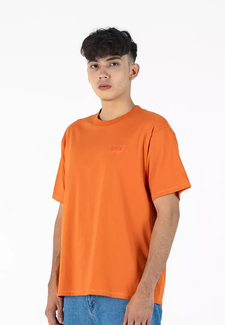 WINGER - ORANGE PEPPER Kaos Pria Lengan Pendek SS - Top Man Basic Tee