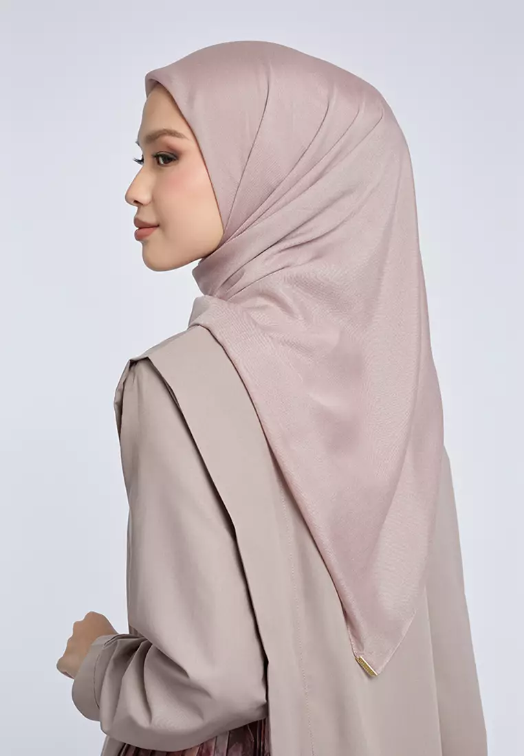 Kami Light Voile Scarf Plain Warm Taupe