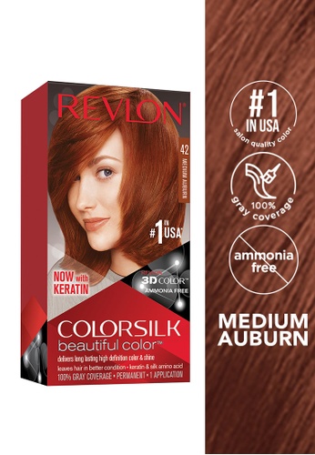 REVLON Colorsilk Beautiful Color Permanent Hair Color (Medium Auburn) |  ZALORA Philippines