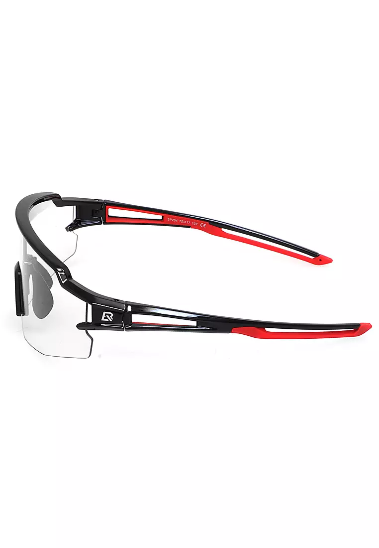 Elodie Kacamata Sepeda Unisex Lensa Photochromic Pneumatic UV Protection ORIGINAL Material Polycarbonate ORIGINAL - Black Red