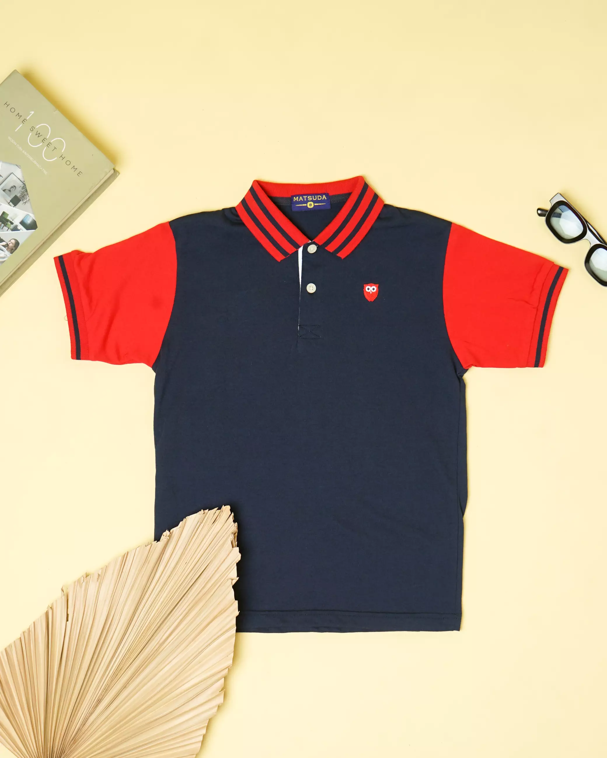 Matsuda baju kaos polo anak laki laki katun umur 2-12 Coco