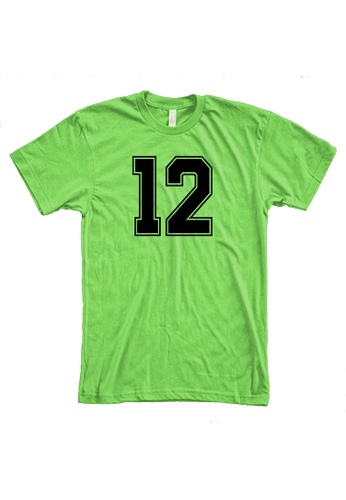 MRL Prints green Number Shirt 12 T-Shirt Customized Jersey 0FE06AAABCAB1BGS_1