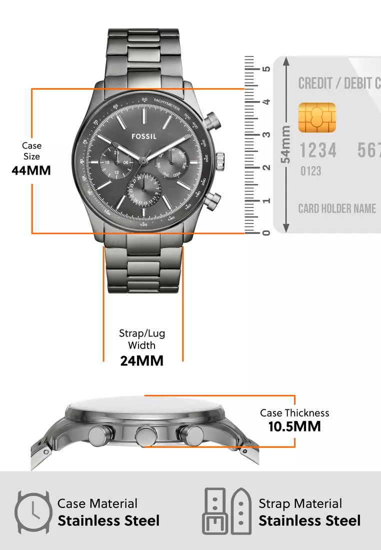 Chronograph Fossil Multifunction Watch Instructions Buy Fossil