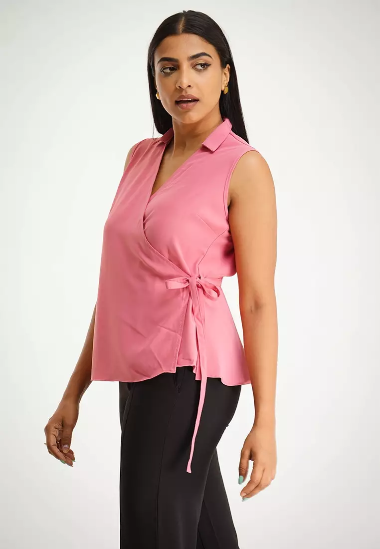 Wrap on sale around tops