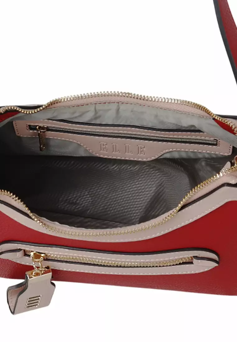 Elle Handbag 41631 Red Coral