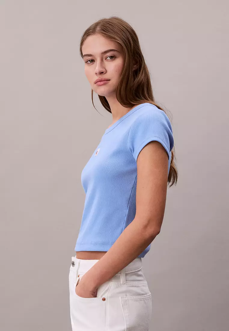 Rib Baby Tee - Calvin Klein Jeans