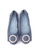 Flatss & Heelss by Rad Russel 藍色 Round Buckle Flats - Blue 2569DSHAFED013GS_5
