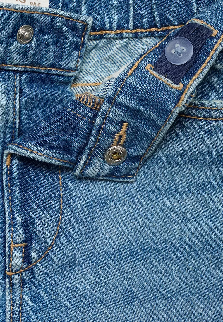 Cotton Culotte Jeans