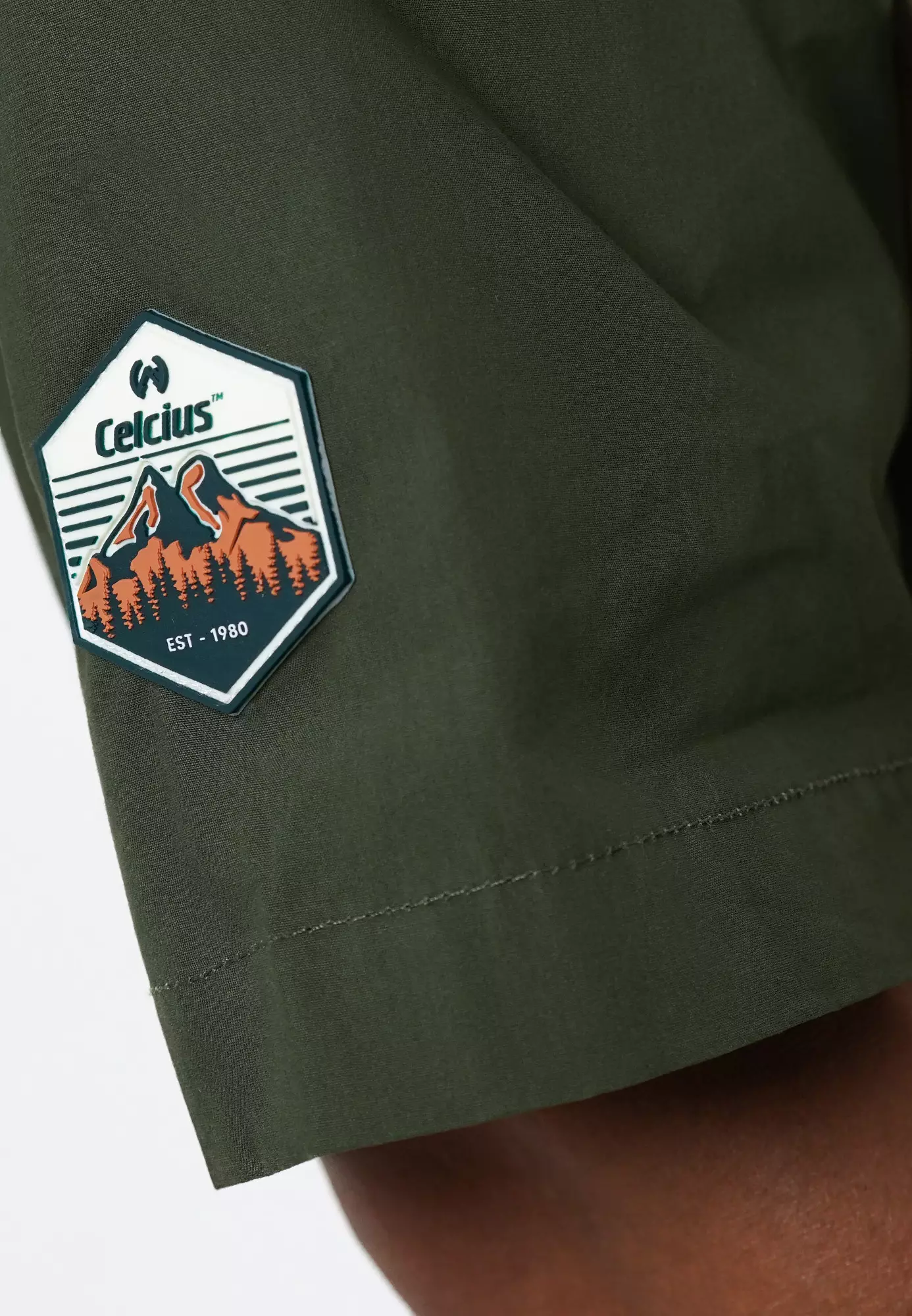 CELCIUS Casual Off Grid Kemeja Lengan Pendek L03000530C Khaki