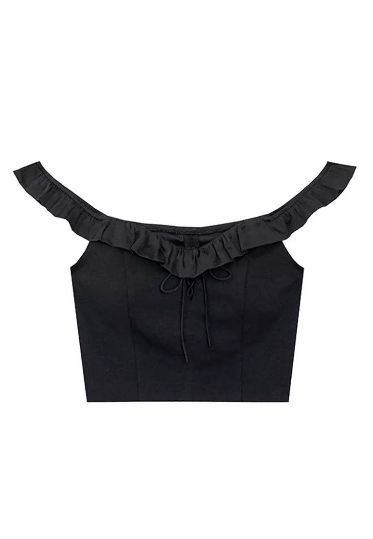 Peekaboo Ruffle Top