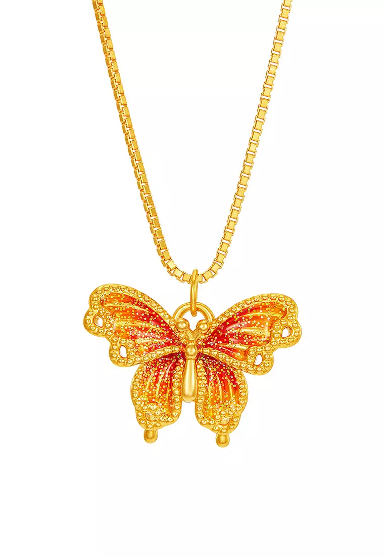 HABIB 999/24K Yellow Gold Pendant OXP010924