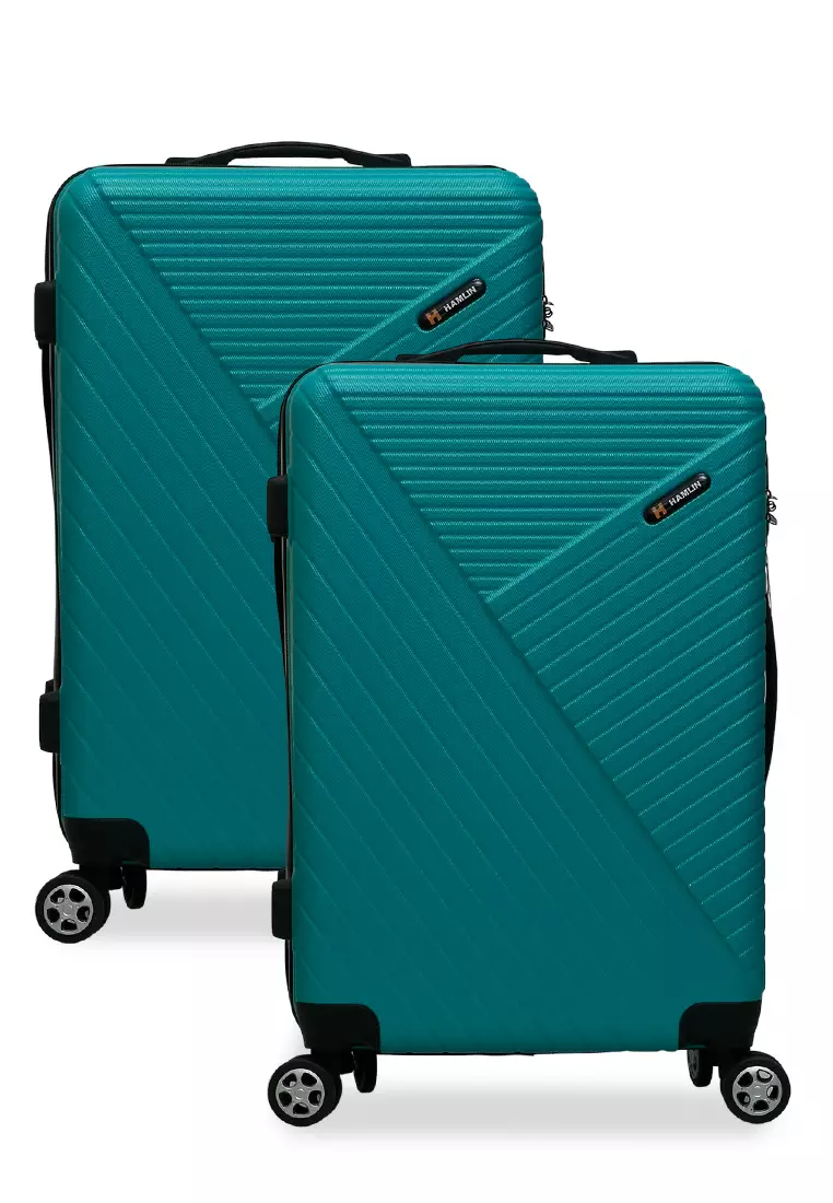 Isvara Tas Koper Hardcase Fiber One Set Unisex Large Compartment Suitcase Code Lock System Material ABS+PVC Coated ORIGINAL - Tosca