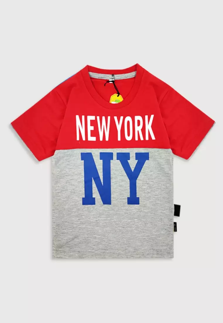 Wakakids Setelan Anak Laki Laki New York 2645 Merah