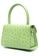 BY FAR green By Far Mini Circular Croco Embossed Leather Shoulder Bag in Pistachio 6DAB3ACFA264E5GS_2