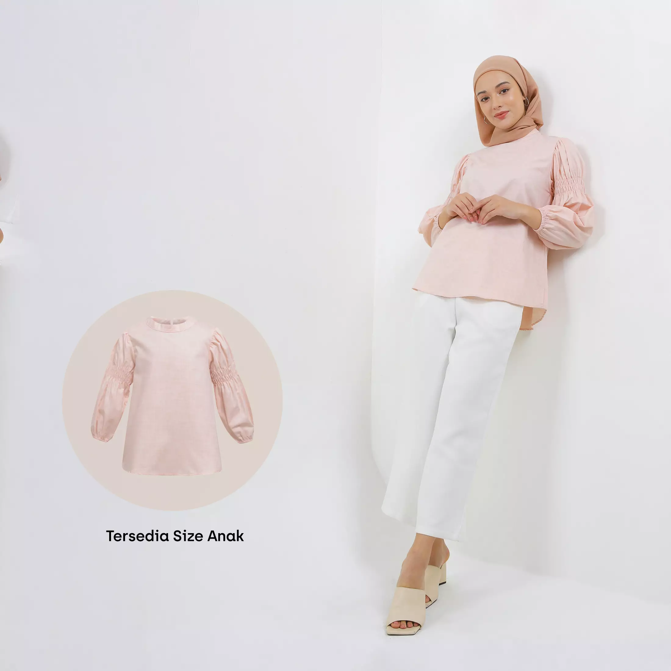 MFMW Syahla Atasan Blouse Peach