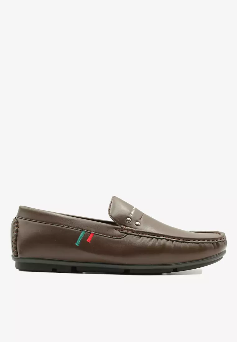 Discount on Dr. Cardin  shoes - SKU: Dr Cardin Men Faux Leather Slip-On Moccasin Shoe Amp-61007