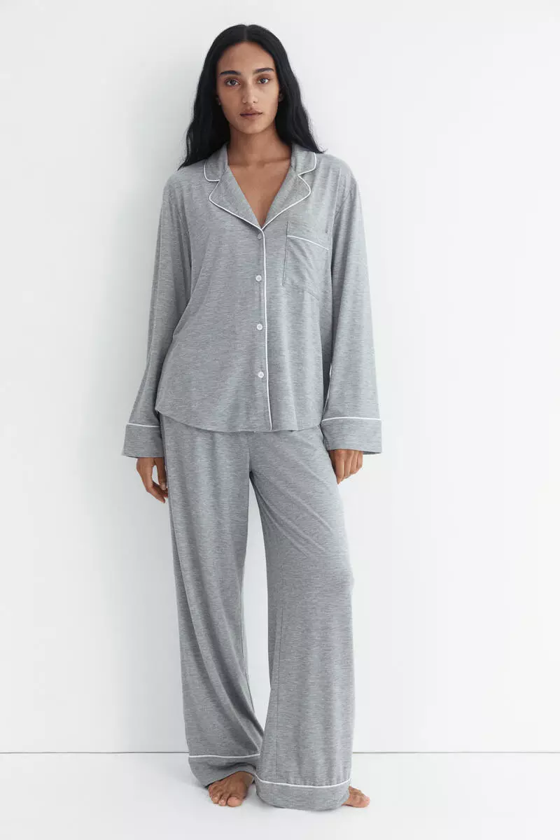 Viscose-blend pyjamas