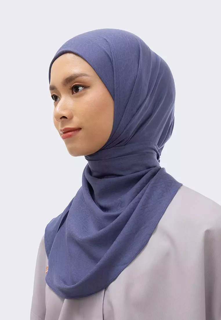 Ria Miranda Blue Denim Kayra Instant Hijab