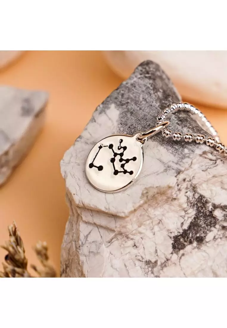 Match The Stars Sagittarius Celestial Constellation Silver Pendant with 925 Sterling Silver