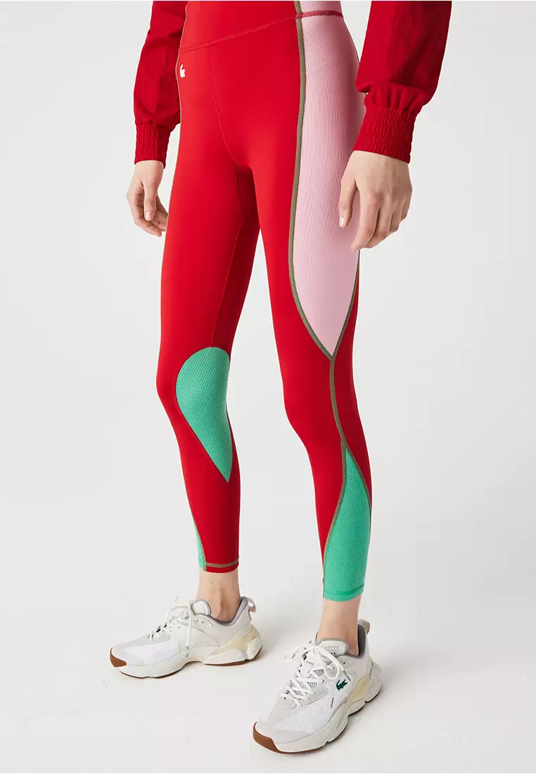 Women's Lacoste Sport Recycled Polyester Sculpting Leggings - Clothing -  New In 2024