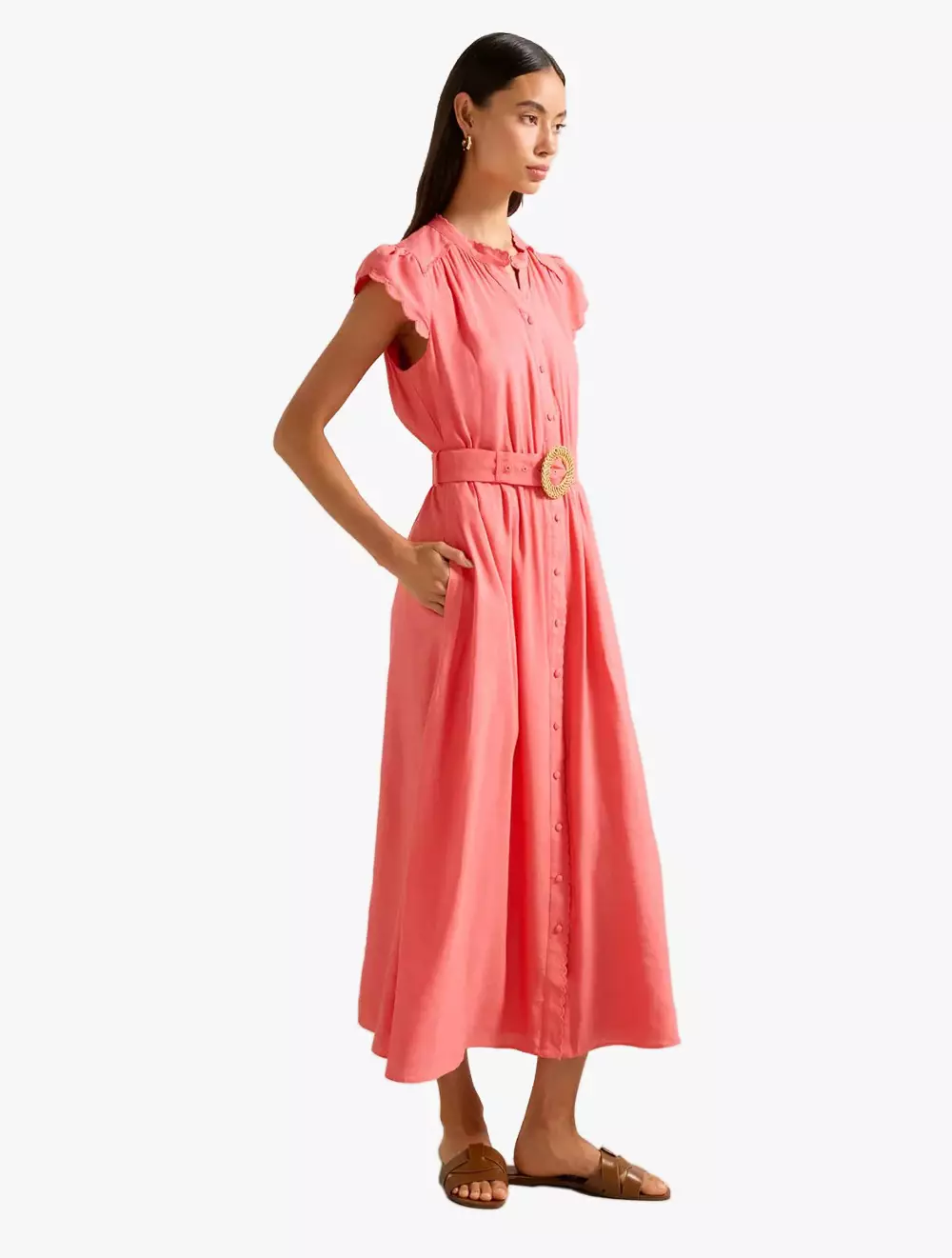 Serafina Scallop Edge Midi