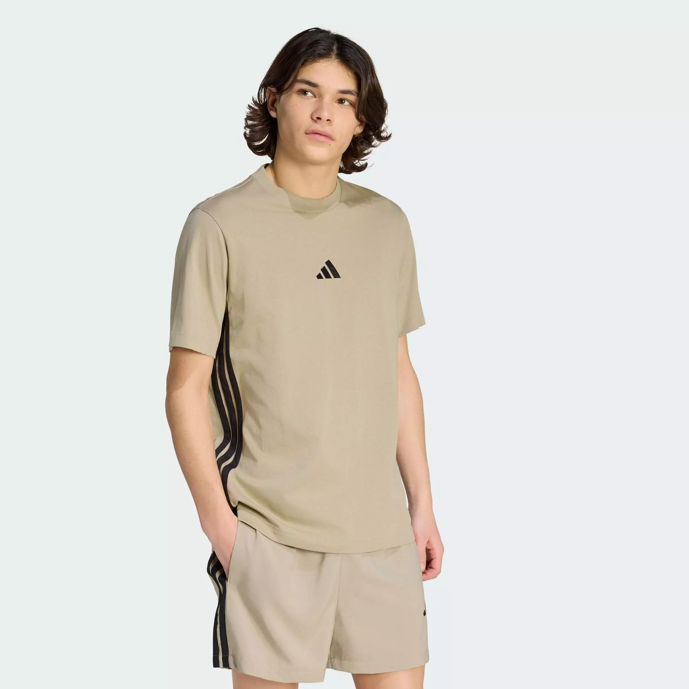 Buy ADIDAS Lifestyle Essentials 3-Stripes Single Jersey Tee Men