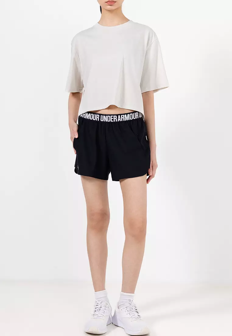 Boxy Crop Simple Short Sleeve T-Shirt