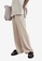 H&M beige Wide Lyocell-Blend Trousers CA03CAABE91DD3GS_1