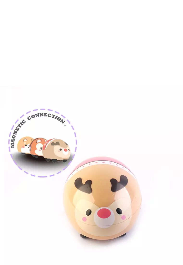 Okiedog Magnetic Carnimal Deer - Mobil mainan magnet anak