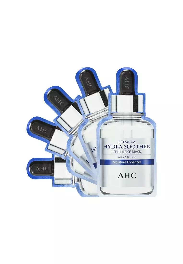 AHC Premium Hydra Soother Cellulose Mask 5piece